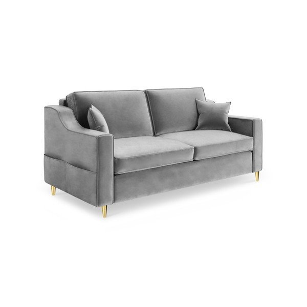 Canapea cu 2 locuri Mazzini Sofas Marigold, gri