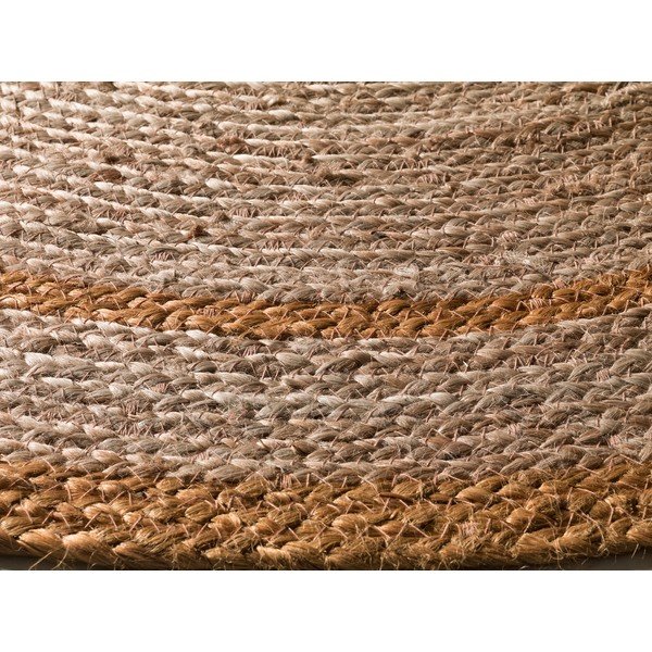 Covor galben muștar-natural rotund ø 120 cm Mahon – Universal-image-2