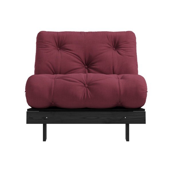 Fotoliu variabil KARUP Design Roots Black/Bordeaux, roșu închis-image-1