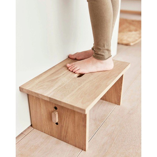 Scaun de copii în culoare naturală Arca – OYOY Mini-image-1