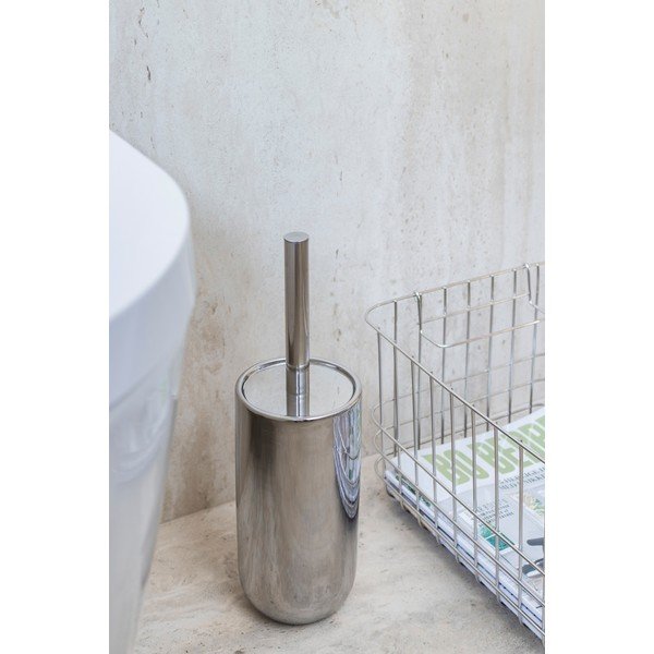 Perie de WC argintie din ceramică Lotus – Mette Ditmer Denmark-image-1