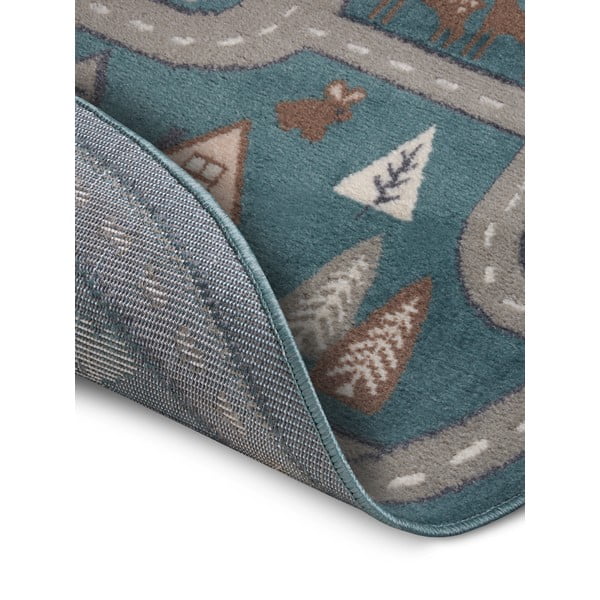 Covor pentru copii albastru petrol ø 140 cm Streets – Hanse Home-image-3