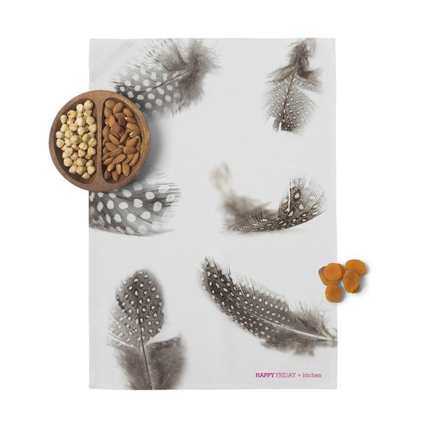 Set 2 prosoape din bumbac pentru bucătărie Happy Friday Basic Light, 70 x 50 cm-image-2