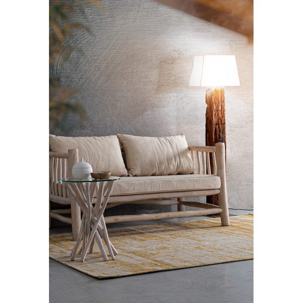 Covor galben muștar țesut manual din chenille 155x230 cm Yuno – Bizzotto-image-1