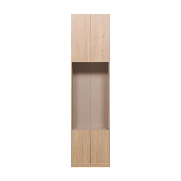 Dulap modular în culoare naturală 54x215 cm Build – WOOOD
