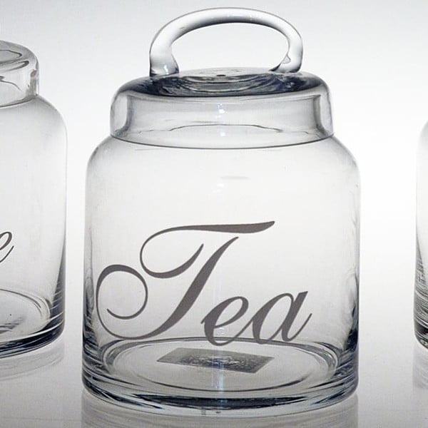 Recipient din sticlă cu capac pentru ceai Interiörhuset Tea