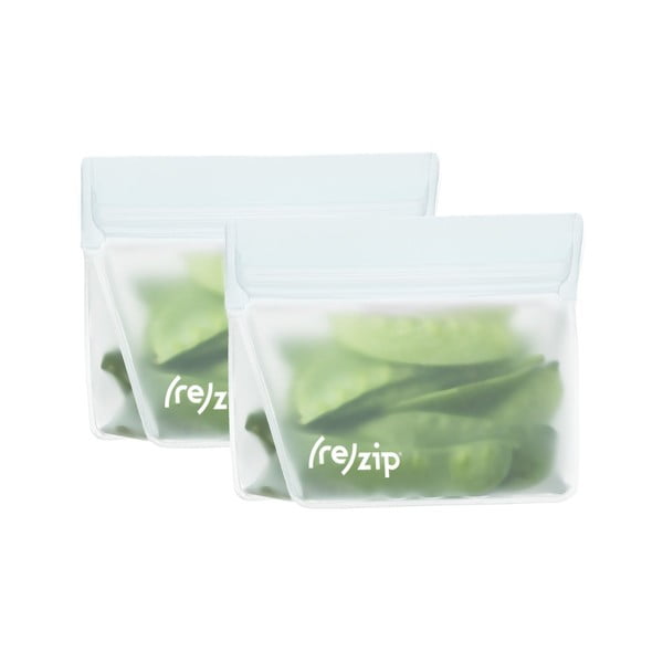 Set 5 pungi pentru alimente (re)zip Stand-Up Kit-image-2