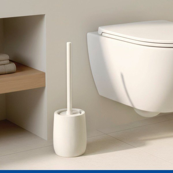 Perie de WC crem din ceramică Fablo – Wenko-image-1