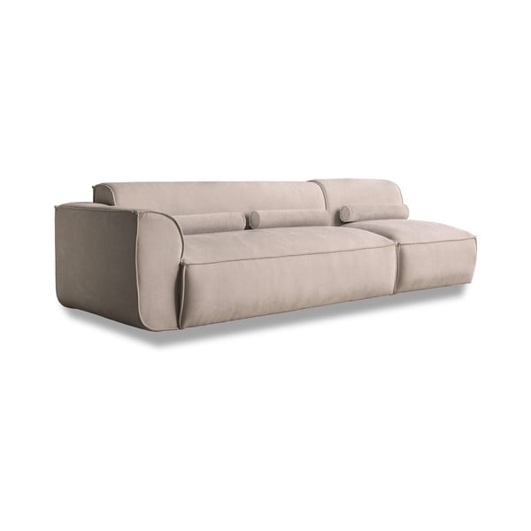 Șezlong modular bej (cu colț pe partea stângă ) Flex Felix – Miuform