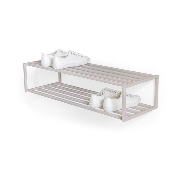 Pantofar taupe suspendat din oțel 78x20,5x30,5 cm School – Spinder Design