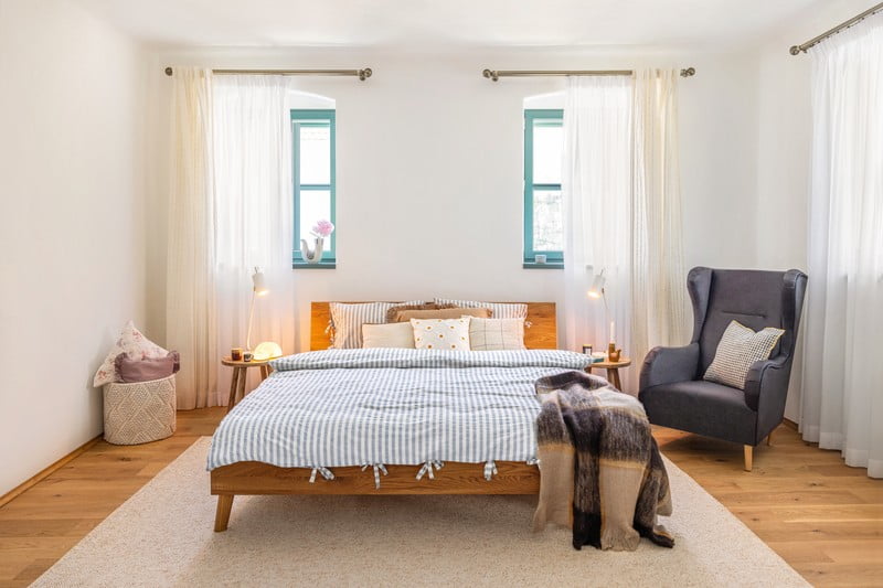 Inspirații: Dormitor, Stil rustic