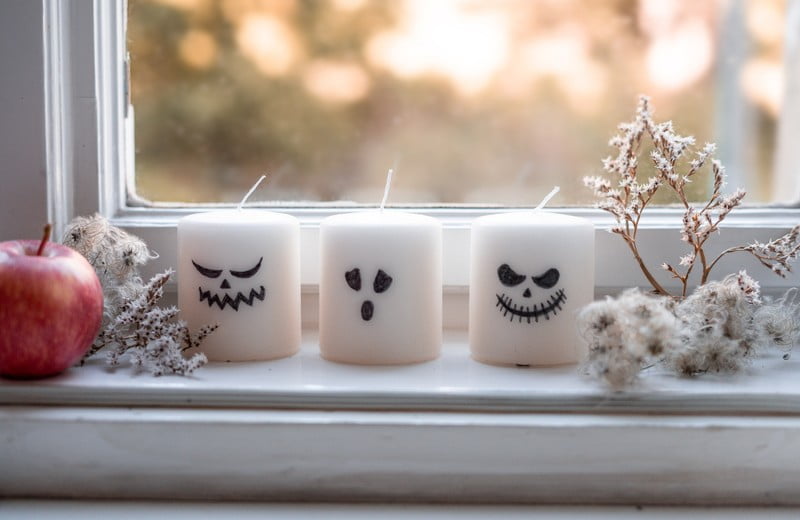 DIY: Lumânări pentru petrecerea de Halloween