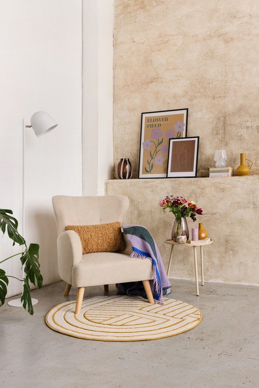 Inspirații: Sufragerie, Stil romantic, Textile