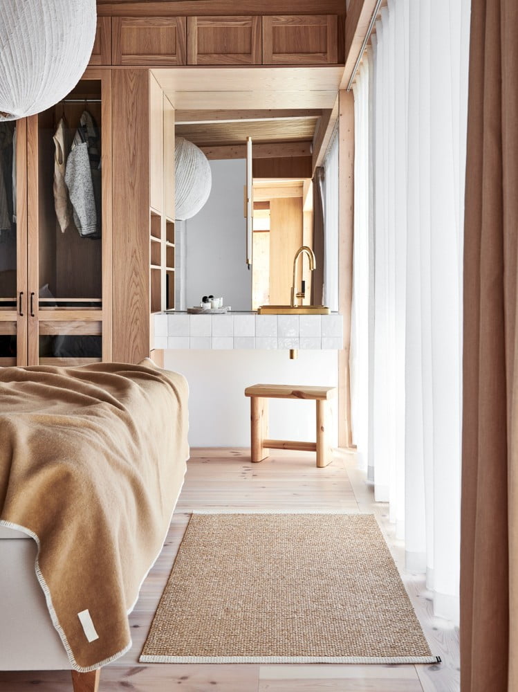 Inspirații: Stil scandinav, Dormitor, Textile