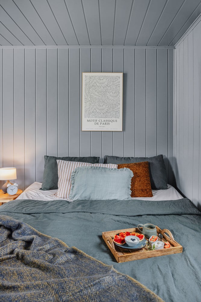 Inspirații: Dormitor, Stil rustic, Textile