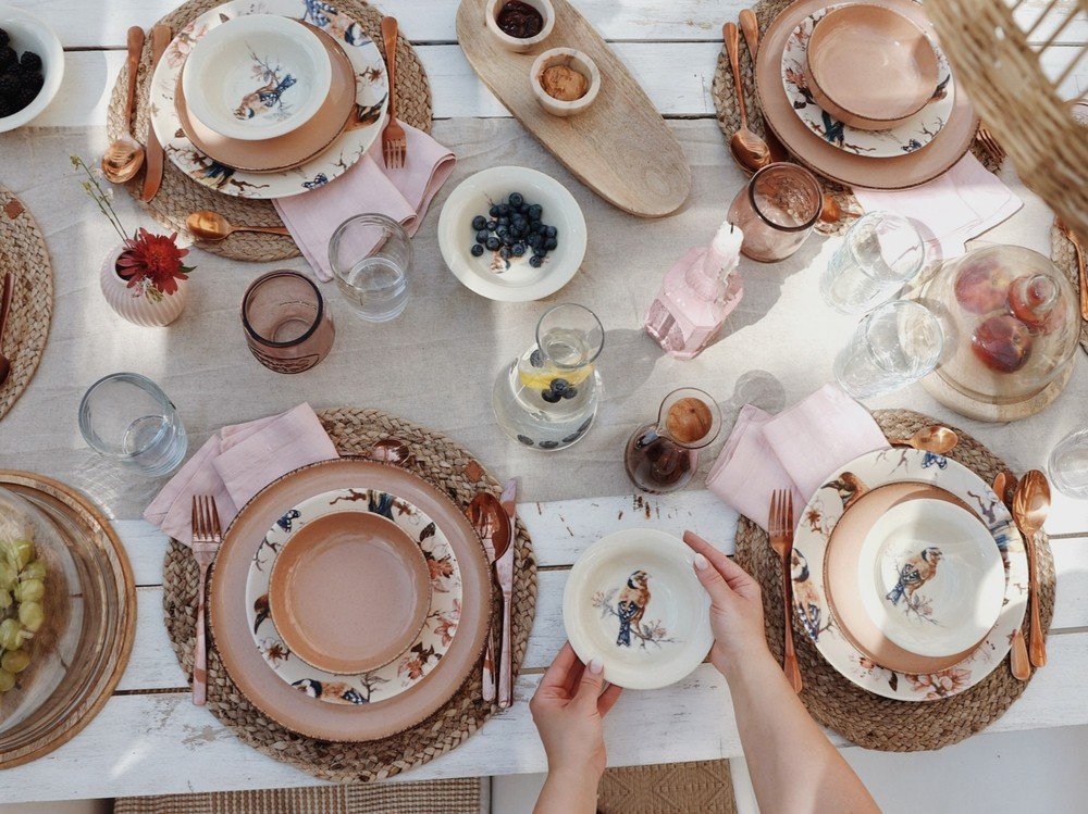 Inspirații: Zonă de dining, Stil romantic