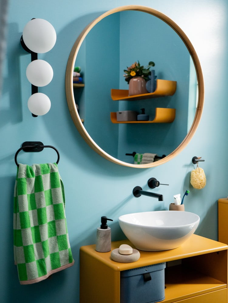 Inspirații: Baie, Stil glamour, Textile