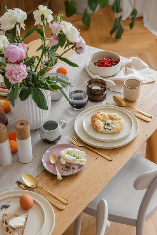 Inspirații: Zonă de dining, Stil scandinav, Stil romantic