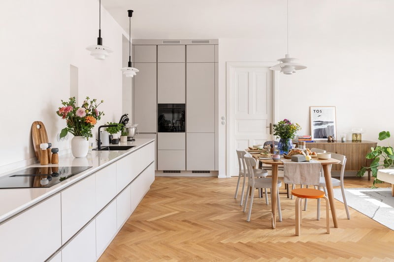 Inspirații: Bucătărie și zona de dining, Stil scandinav