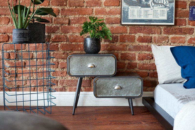 Inspirații: Dormitor, Stil industrial