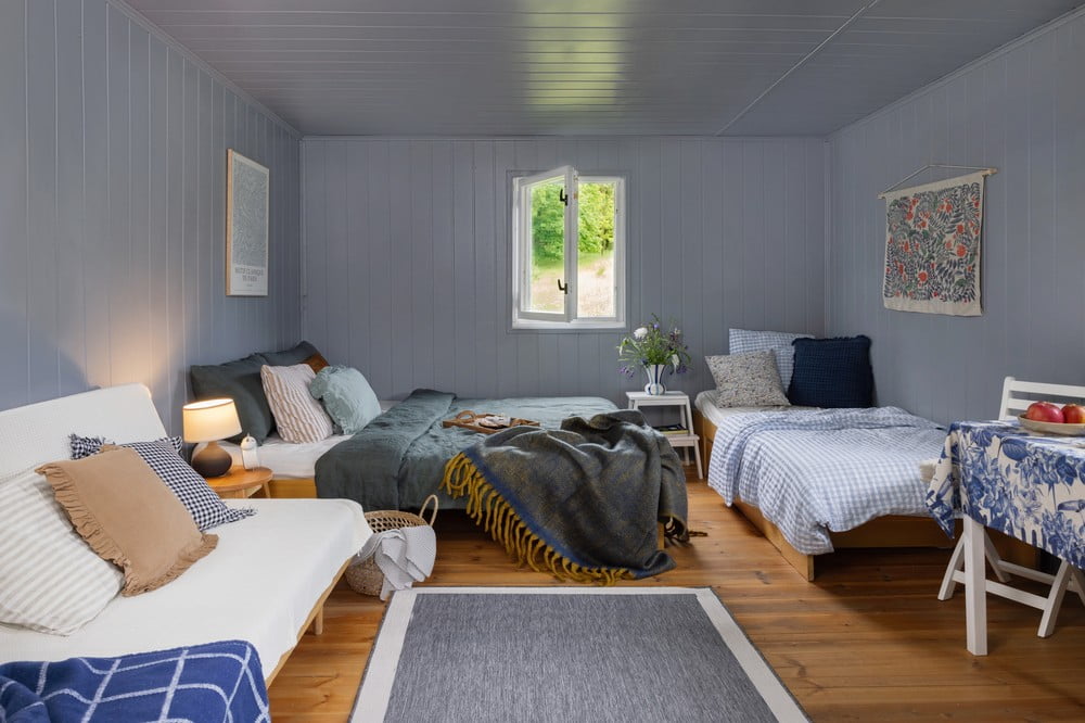 Inspirații: Dormitor, Stil rustic, Textile