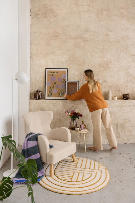 Inspirații: Sufragerie, Stil romantic, Textile