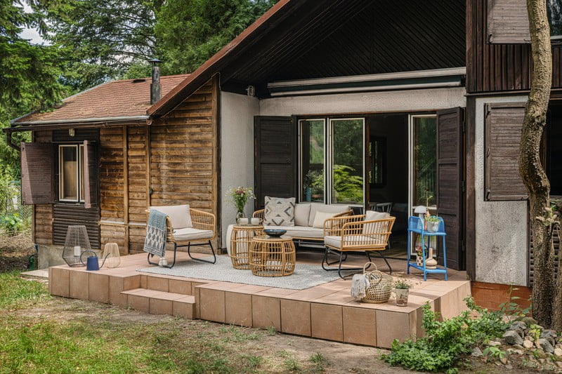 Inspirații: Casa de vacanță, Balcon și terasă, Grădină