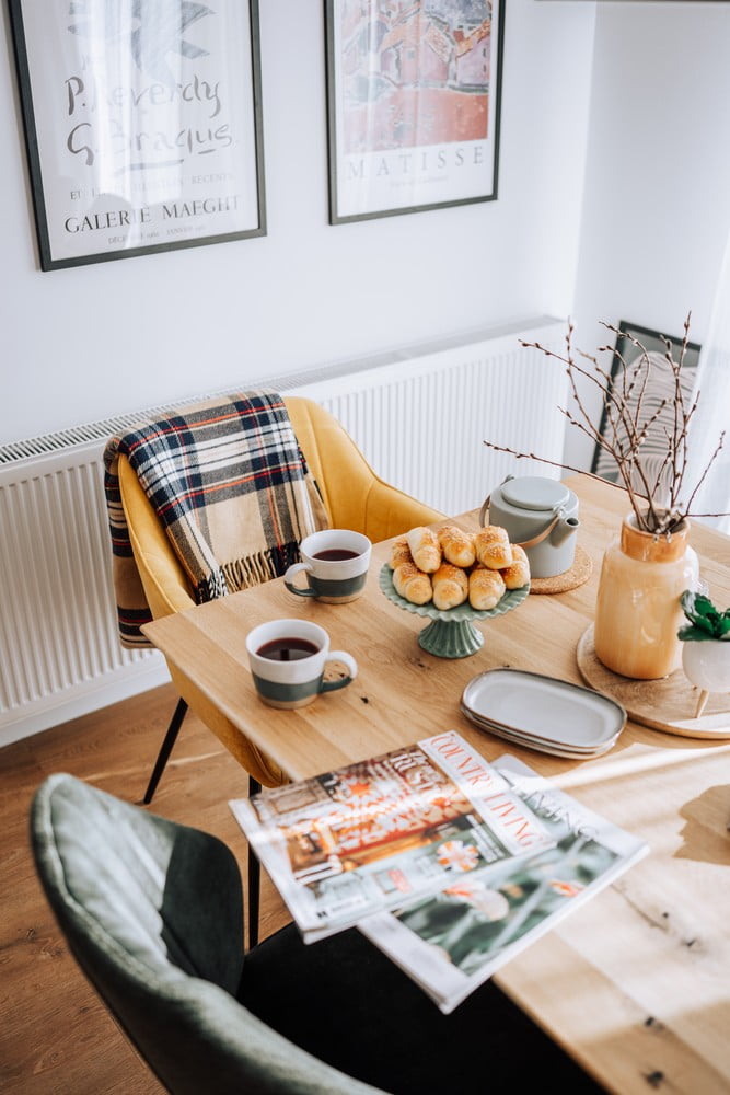 Inspirații: Zonă de dining, Stil rustic