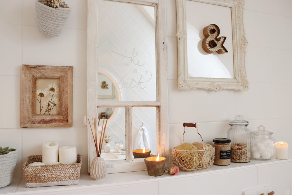 Inspirații: Baie, Stil rustic