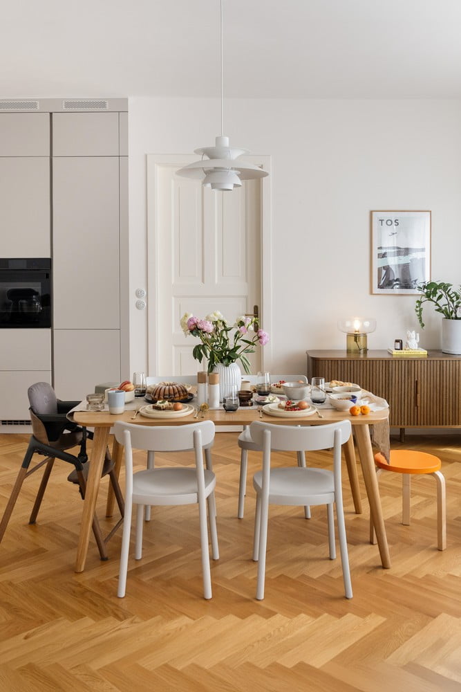 Inspirații: Zonă de dining, Stil scandinav
