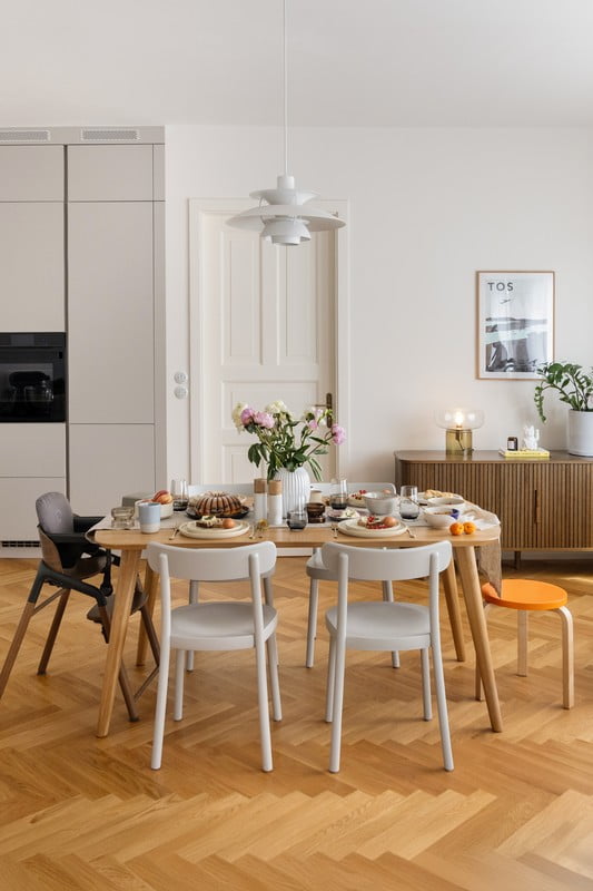 Inspirații: Zonă de dining, Stil scandinav