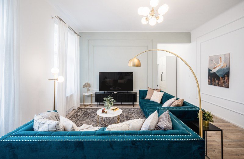 O amenajare modernă, cu detalii remarcabile