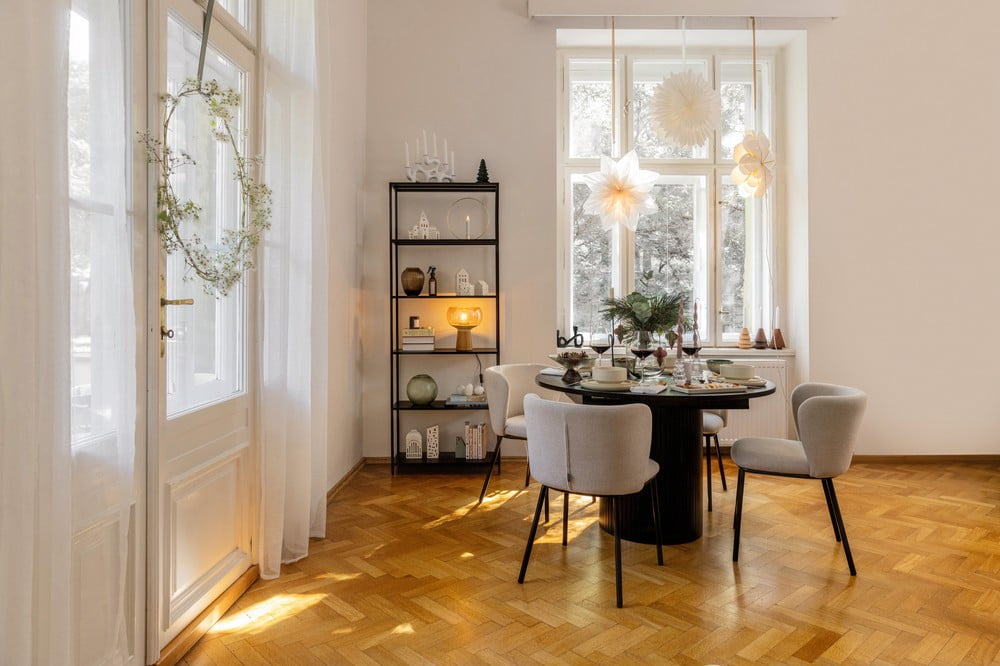 Inspirații: Crăciun, Stil scandinav, Zonă de dining