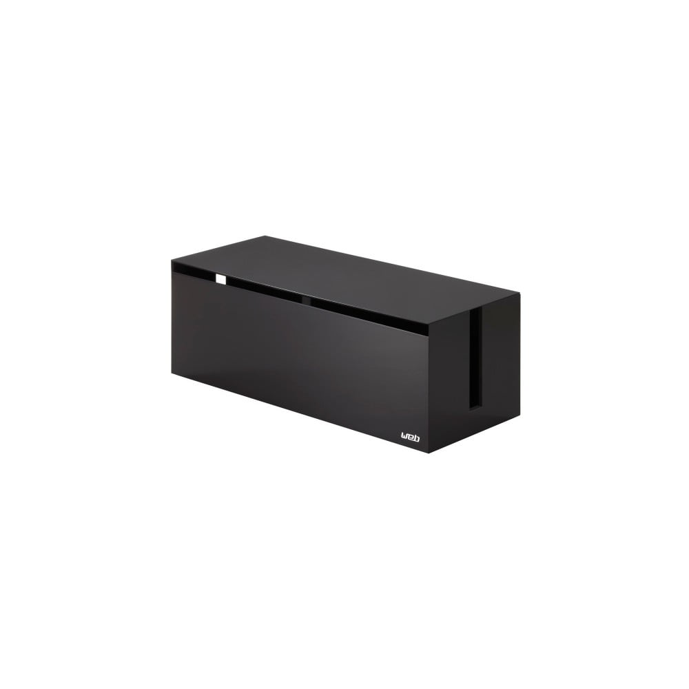 Cutie pentru încărcătoare și cabluri YAMAZAKI Web Cable Box, maro-negru bonami.ro