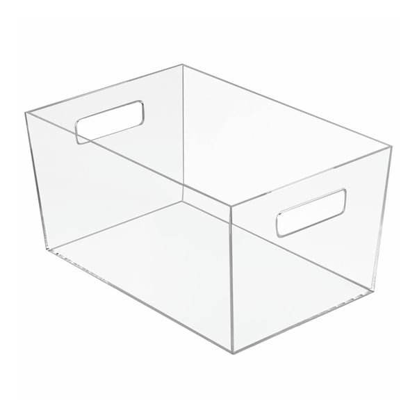 Cutie transparentă pentru depozitare iDesign Clarity, 30,6 x 20,7 cm