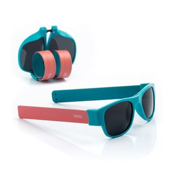 Ochelari de soare pliabili InnovaGoods Sunfold AC1, roz - albastru