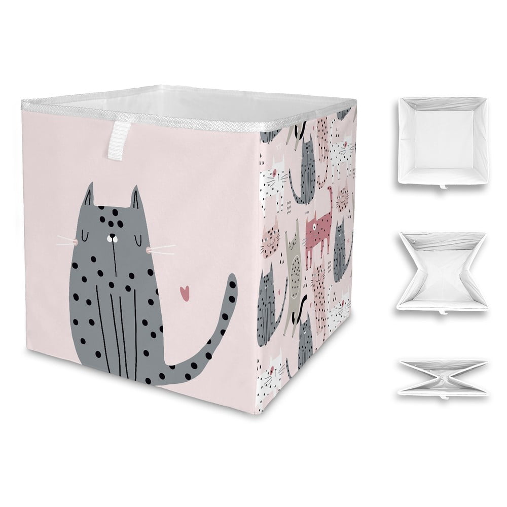 Cutie de depozitare pentru copii din țesătură meow meow - butter kings