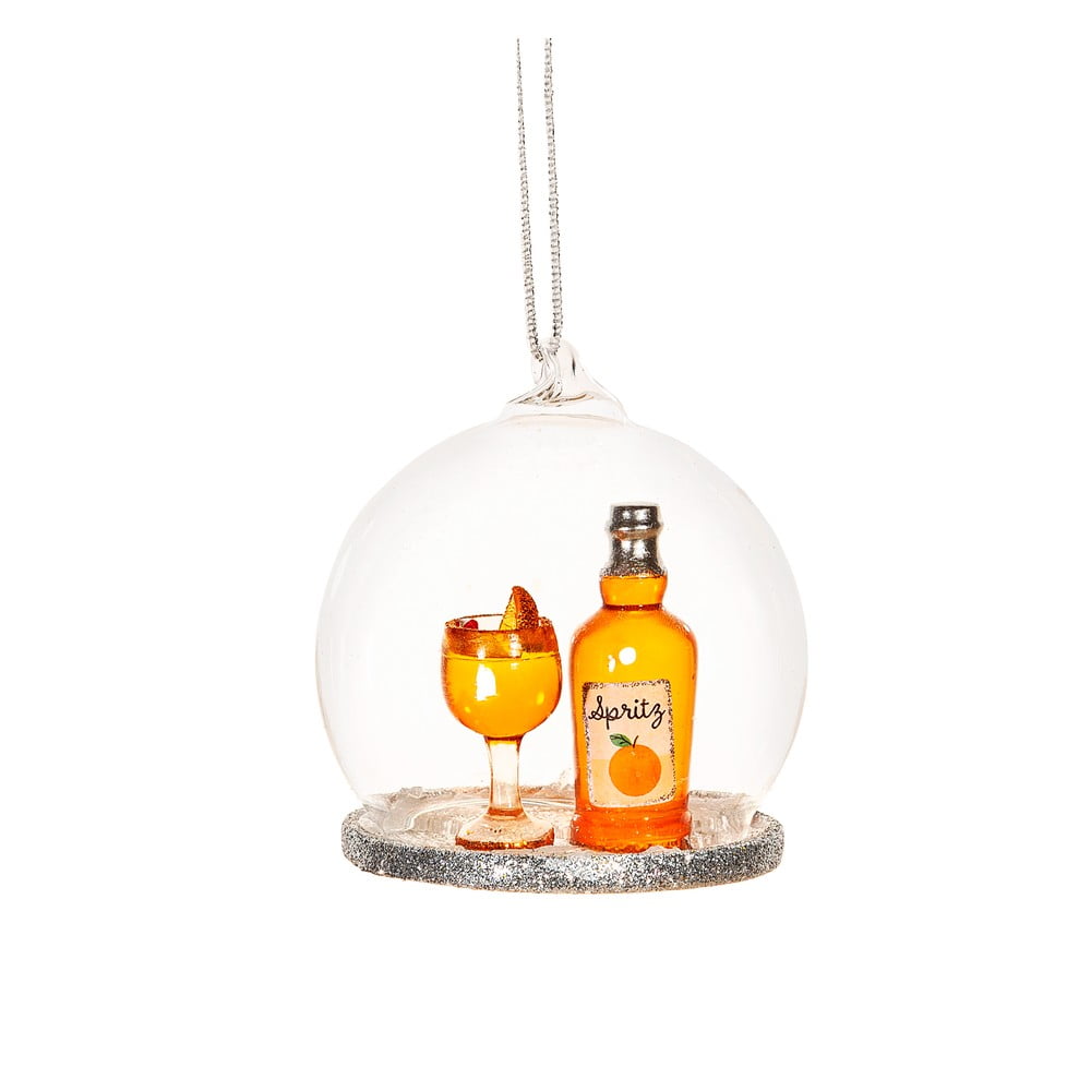 Ornament de Crăciun din sticlă Christmas Spritz – Sass & Belle