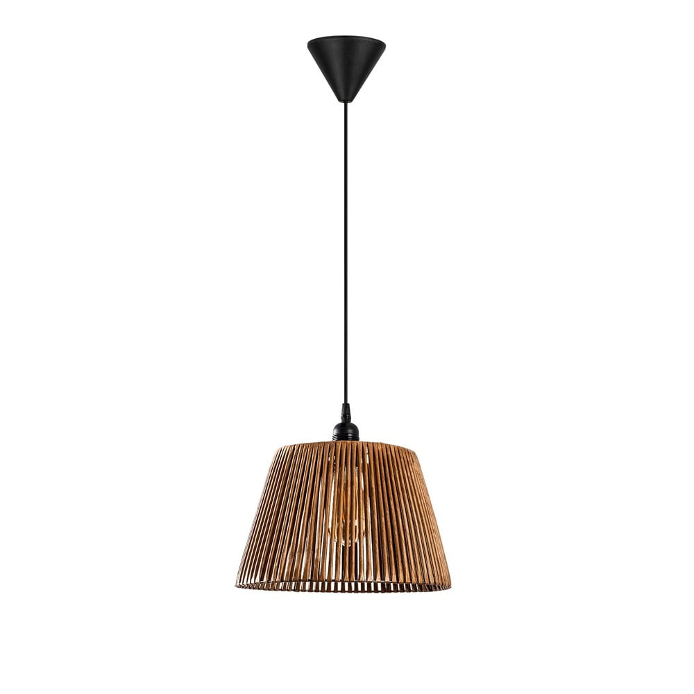 Lustră neagră/bej ø 30 cm Cone – Opviq lights