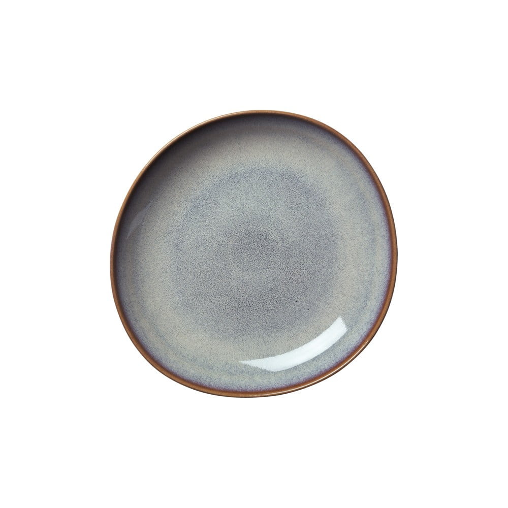 Farfurie din gresie ceramică pentru desert Villeroy & Boch Like Lave, ø 23,5 cm, gri – maro bonami.ro