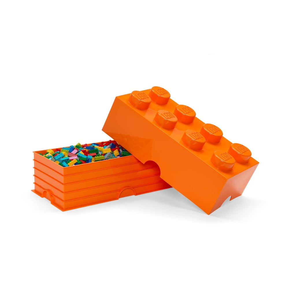 Cutie depozitare LEGO®, portocaliu bonami.ro