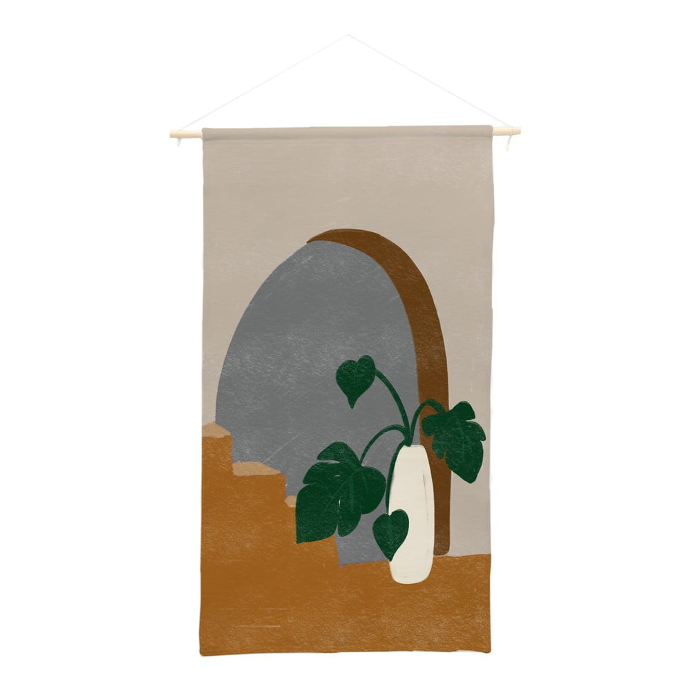Poza Decoratiune textila de perete Surdic Plants, 90 x 140 cm