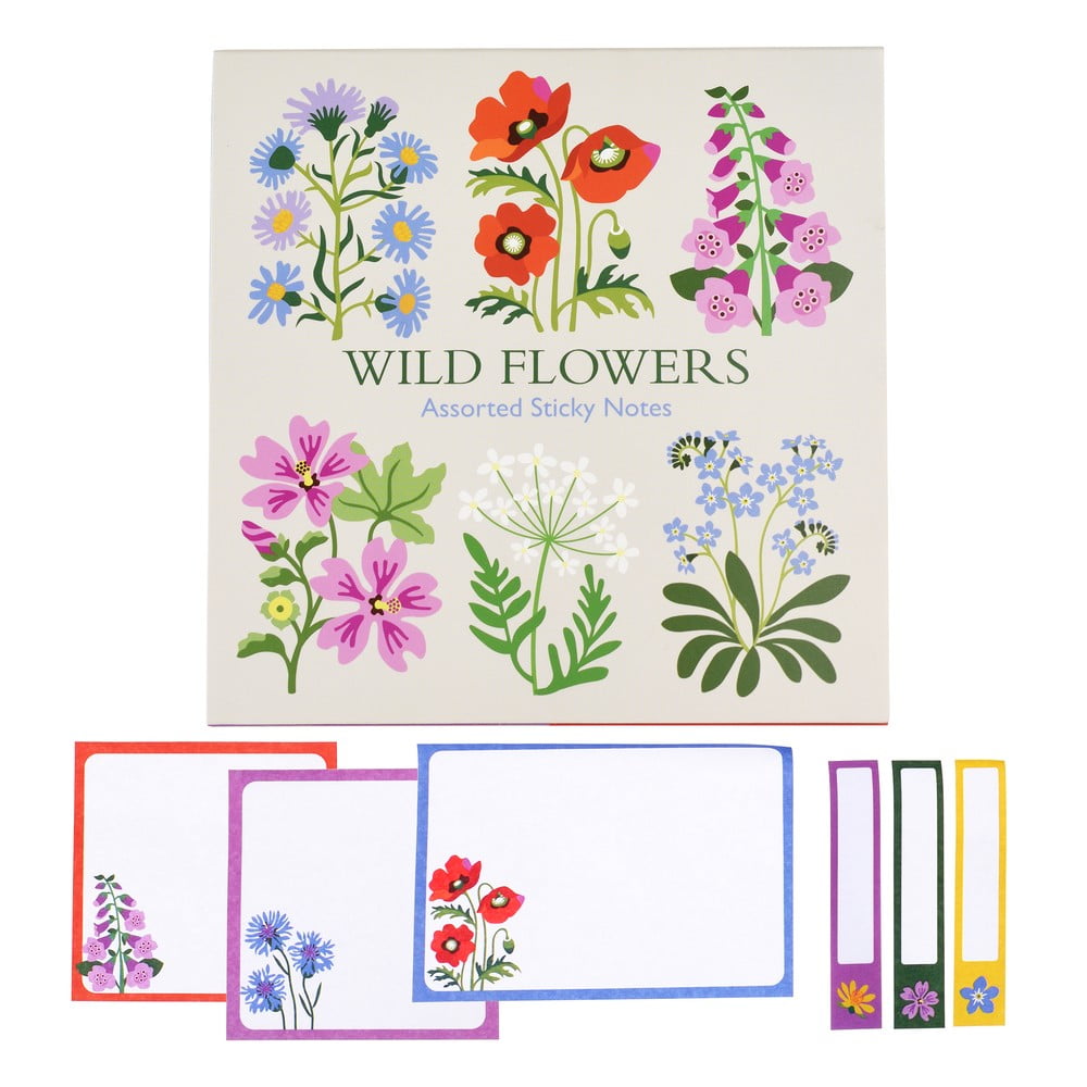  Bloc etichete adezive Wild Flowers - Rex London 