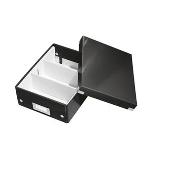 Cutie cu organizator leitz office, lungime 28 cm, negru