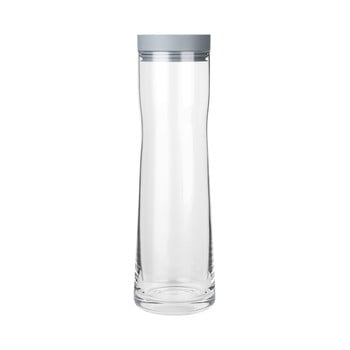 Carafă cu dop din silicon pentru apă blomus splash, 1 l, gri deschis