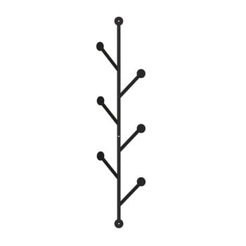 Cuier metalic de perete Branch, negru imagine