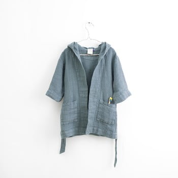 Halat din in pentru copii linen tales nature, măr. 104 - 116, albastru
