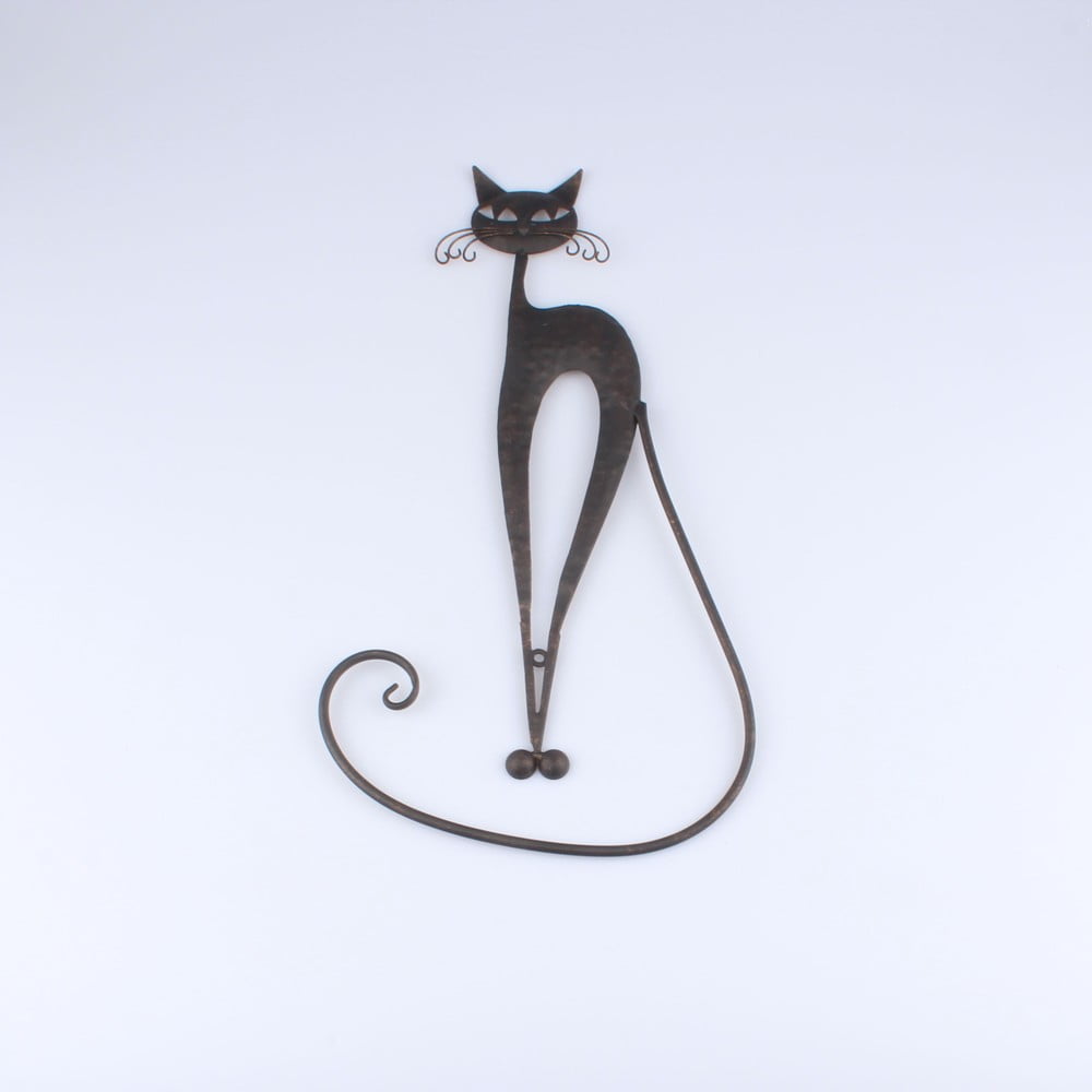 Decorațiune metalică în formă de pisică Dakls bonami.ro
