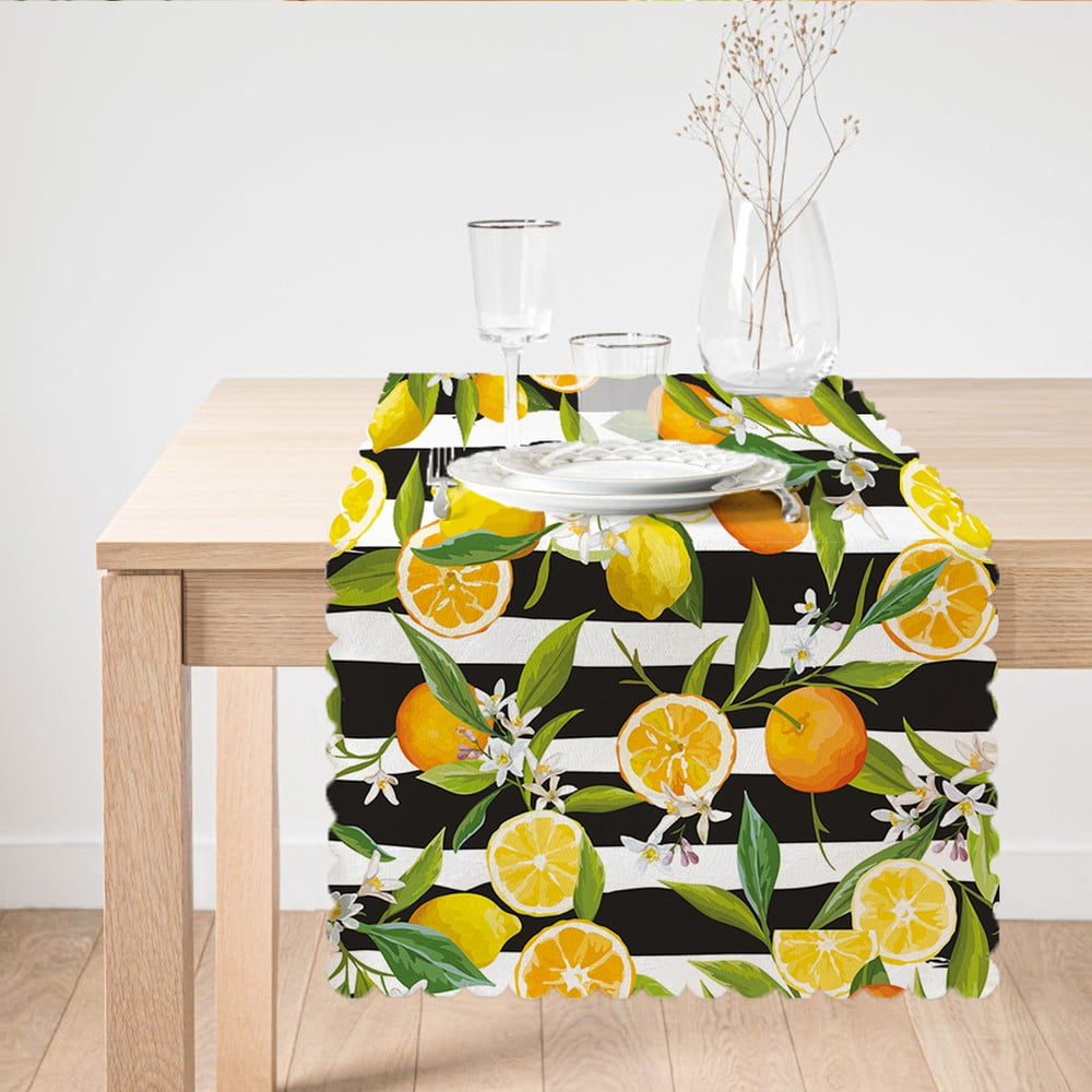 Napron pentru masă Minimalist Cushion Covers Lemon, 45 x 140 cm bonami.ro
