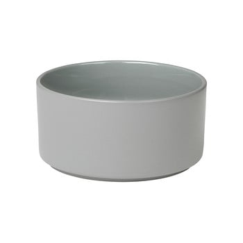 Bol din ceramică pentru supă blomus pilar, ø 14 cm, gri
